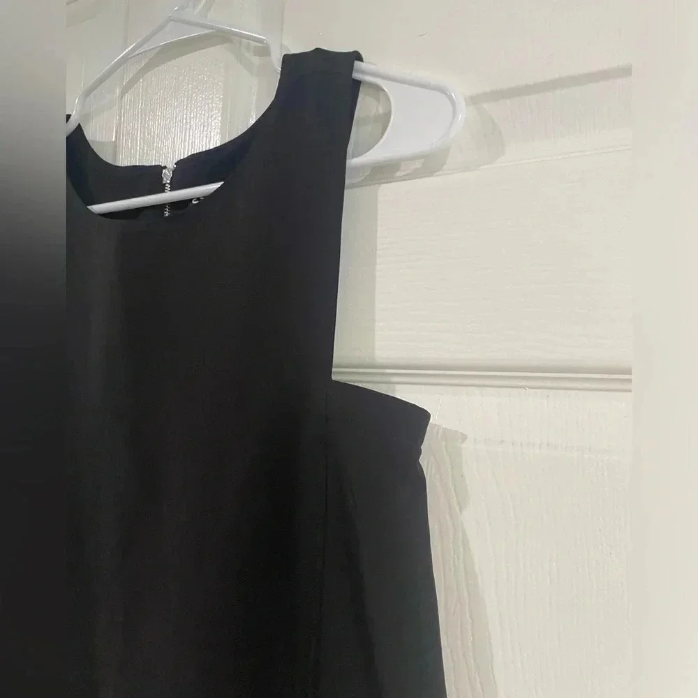 Yoana Baraschi Black Dress Sleeveless Stretchy Cocktail Designer Luxury Small - Picture 5 of 16